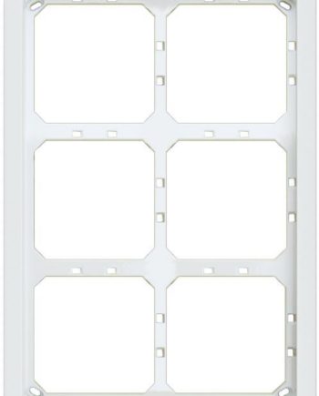 Alpha MT6-2W 3HX2W Module Panel Frame, White