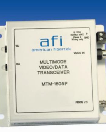 American Fibertek MTM-1605P Video / Up-the-Coax Data, Panasonic, 850/1300nm, 12dB