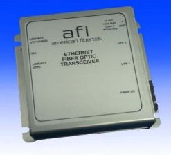 American Fibertek MTX-48-LX-SC-PoE-HP Ethernet LX Fiber Port + 2 RJ45 Ports, MM