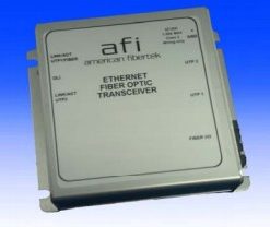 American Fibertek MTX-48-LX-SL-SC-PoE-HP Ethernet LX Fiber Port + 2 RJ45 Ports, SM