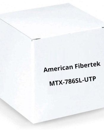 American Fibertek MTX-786SL-UTP Eight 8 Bit UTP Video & MPD Data & CC 1RU Tx 1310 / 1550nm 15dB Singlemode 1 Fiber