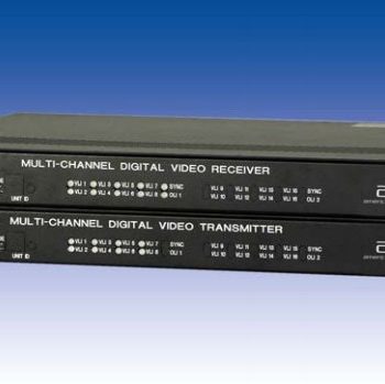 American Fibertek MTX-91685C-UTP Sixteen 10 Bit Video & MPD Data 1RU Tx 1Km 10dB MM 1 Fiber UTP Inputs