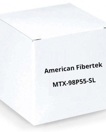 American Fibertek MTX-98P55-SL Eight 10 Bit Video & 2 MPD Data Module Tx 1310 / 1550nm 15dB Singlemode 1 Fiber