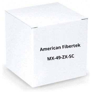 American Fibertek MX-49-ZX-SC Two Fiber / Port, Module, SC Connector, Single-Mode