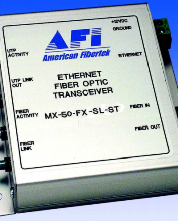 American Fibertek MX-50-FX-SL-1F-SC Ethernet 2 FX Fiber Port + 2 RJ45 Ports 10/100/1000 SM