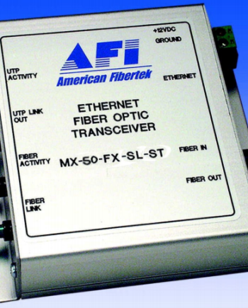 American Fibertek MX-50-FX-SL-SC Ethernet 2 FX Fiber Port + 2 RJ45 Ports 10/100/1000 SM