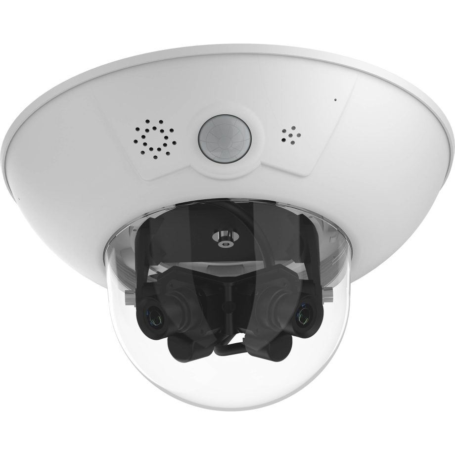 Mobotix MX-D15Di-Sec-DNight-D20N20-FIX-6MP-F1.8 DualDome 6 Megapixel IP Camera with Dual Sensors