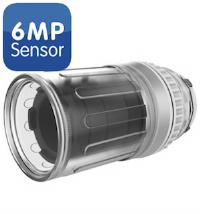 Mobotix Mx-O-SMA-S-6NCSV 6 Megapixel Night CS-Mount Sensor Module with CSVario B045-100-CS 4.5-10mm Lens, White