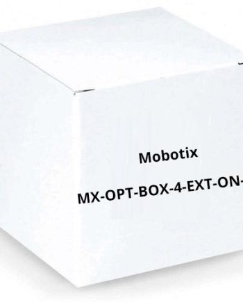 Mobotix MX-OPT-Box-4-EXT-ON-BL Metal-Reinforced Housing Black