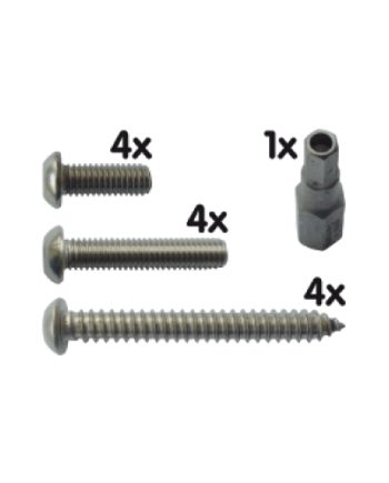 Mobotix MX-OPT-SEC-SCREWS-SET Security Screw Set with Allen Bit for M15/M25 Camera