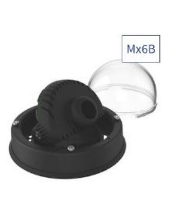 Mobotix Mx-v26B-6D-b 6 Megapixel Network Dome Camera Body with Day Sensor, No Lens, Black