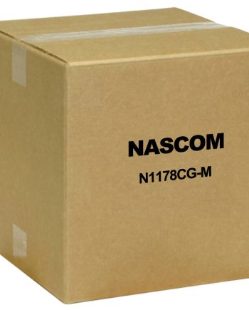 Nascom N1178CG-M Recessed 3/4″ Press Fit Steel / Wood Door Stubby NdFeB Neodymium Magnet, Gray