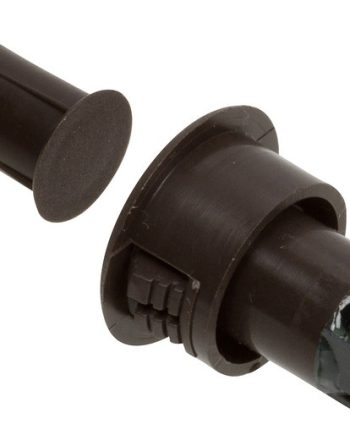 Nascom N1178CT1175B-ST Recessed 3/4″ Stubby Terminal Switch for Steel / Wood Doors with 3/8″ Press Fit Magnet, Brown