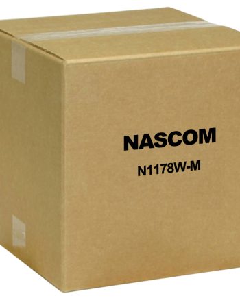 Nascom N1178W-M Recessed 1″ Press Fit Steel / Wood Door Stubby NdFeB Neodymium Magnet, White
