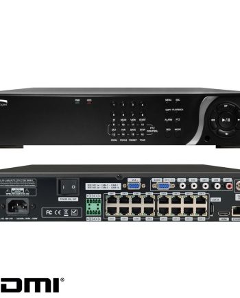 Speco N16NSF2TB 16 Channel Network Video Recorder with Built-in PoE, 2TB