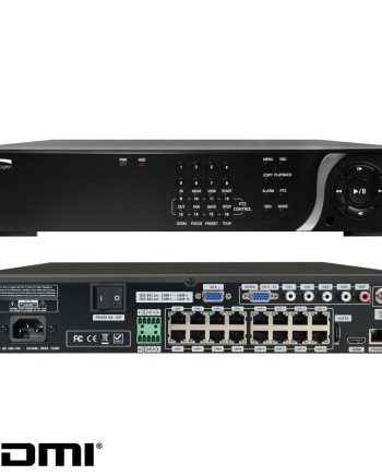 Speco N16NSF4TB 16 Channel Network Video Recorder with Built-in PoE, 4TB