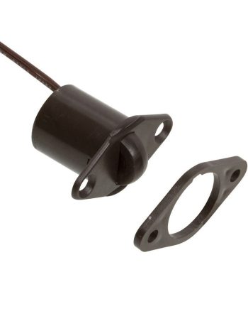 Nascom N305B-ST Recessed 3/4″ Stubby Rollerwheel Switch, Brown