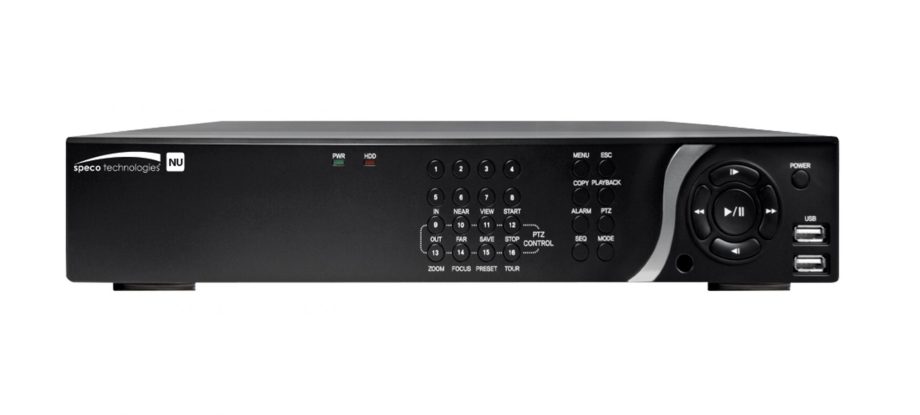 Speco N8NU3TB 8 Channel 4K Plug & Play Network Video Recorder with Built-In PoE, 3TB