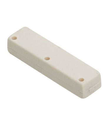 Nascom N90WGW-M 1/4″ Stick on Magnet, Ultra Mini, Brad Holes, White