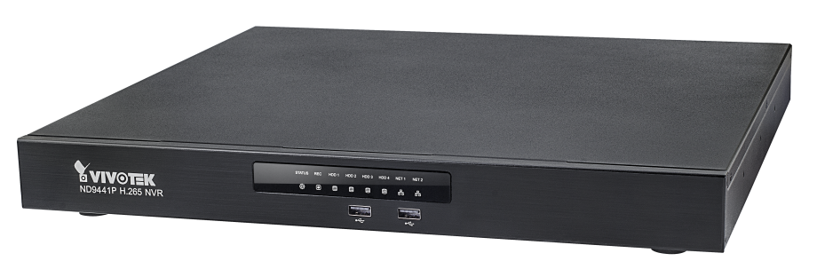 Vivotek ND9441P H.265 16-Channel Embedded Plug & Play NVR, No HDD