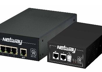 Altronix NETWAY4ESK Midspan Injector with 4 Port Switch Kit, 100Mbps, Includes Receiver and Transceiver/Switch