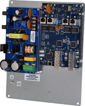 Altronix NETWAYSP4PL Dual 1G Fiber SFP, Hardened 120W Power Supply