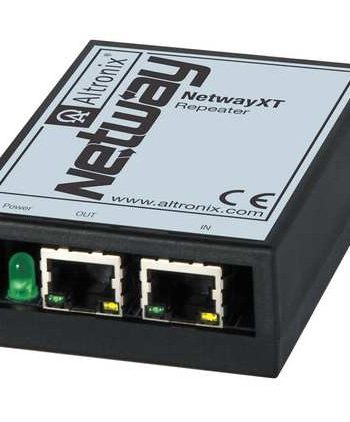 Altronix NetWayXT Ethernet Extender, 1 Port, 10/100, Passes PoE, Extends Data Additional 100m