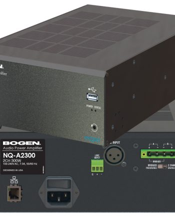 Bogen NQ-A2300 Nyquist 2 Channel x 300W 2U Audio Power Amplifier