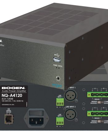 Bogen NQ-A4060 Nyquist 4 Channel x 60W 2U Audio Power Amplifier