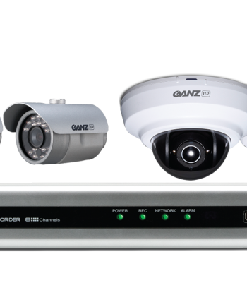 Ganz NR4HL-V-KIT1 Kits Include 4 Channel Embedded NVR with 1TB HDD, 2 Bullet Camera & 2 Dome Camera