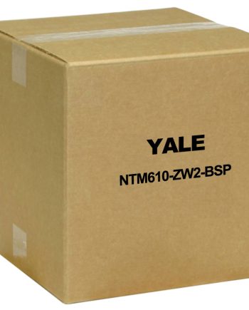 Yale NTM610-ZW2-BSP Mortise Lock with Pushbutton Keypad-Cylinder Override-ZW Module