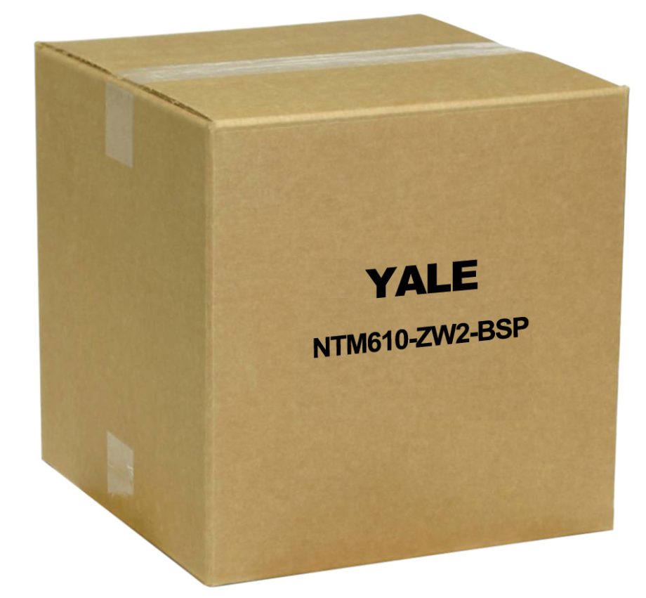 Yale NTM610-ZW2-BSP Mortise Lock with Pushbutton Keypad-Cylinder Override-ZW Module