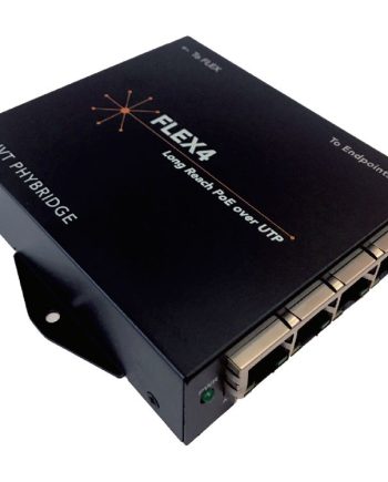 NVT NV-FLX-04 4-Port Long-Reach PoE Over UTP Adapter
