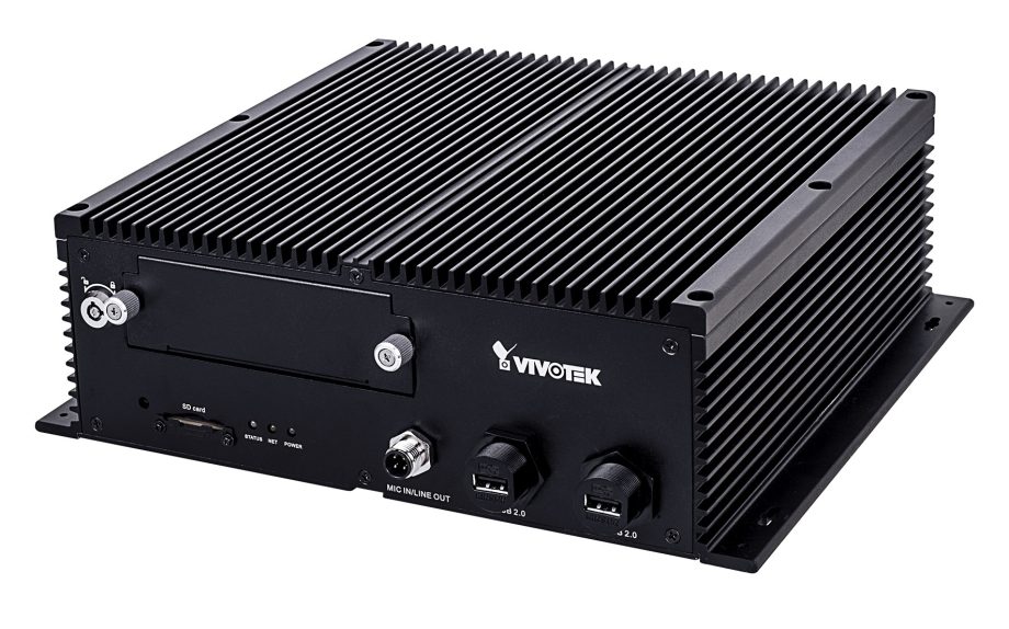 Vivotek NV9311P-RJ45 8 Channel 4K H.265 Embedded Plug & Play Mobile Network Video Recorder, No HDD, RJ45