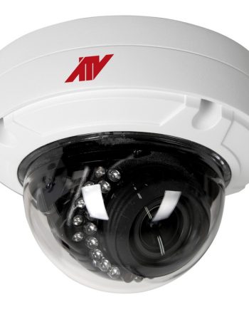 ATV NVW229 2 Megapixel IR Vandal Dome IP Camera, 2.9mm Lens, White