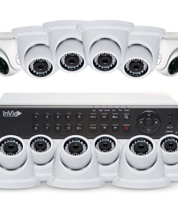 Cantek NW12D4TB All Purpose 12 Camera Outdoor HD TVI Dome Camera System