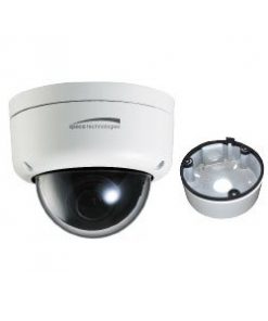 Speco O2iD8 2 Megapixel Intensifier Dome IP Camera with Junction Box, 3.6mm Lens, White Housing