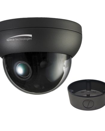 Speco O2iD8M 2 Megapixel Network Outdoor Dome Camera, 2.7-12mm Lens, Dark Gray Housing