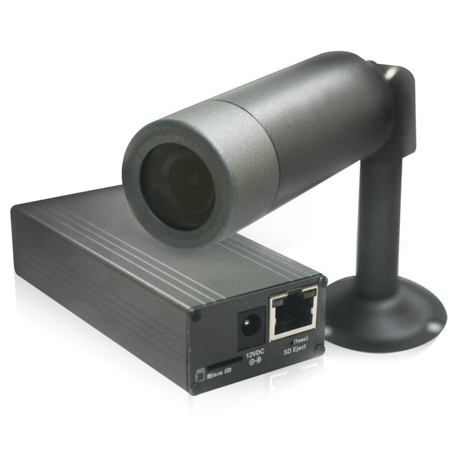 Speco O2MB1 2 Megapixel Indoor Mini Bullet IP Camera, 3.7mm Lens