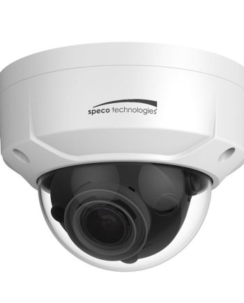 Speco O4D2M 4 Megapixel Dome IP Camera, 2.7-12mm Motorized Lens, White Housing