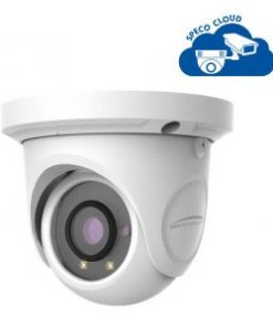 Speco O4DT5 4 Megapixel Network IR Outdoor Turret Camera, 2.8mm Lens, White housing