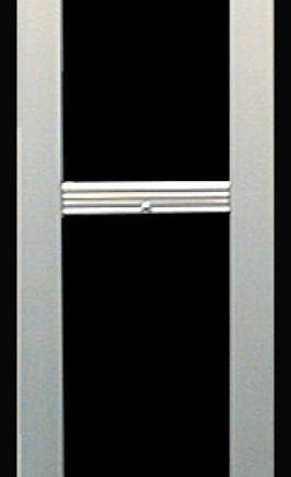 Alpha OF291S 1 Gang Panel Frame- Surface, Aluminum