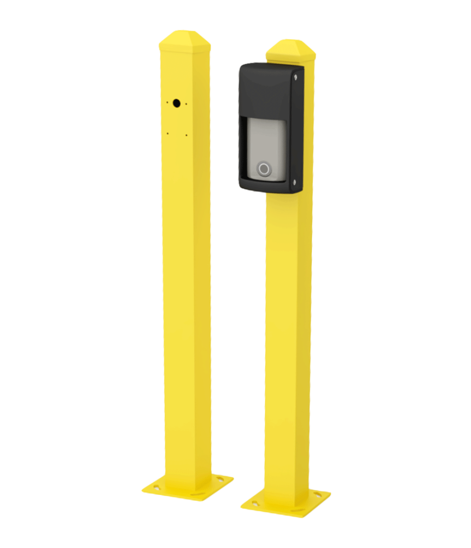 Optex OVS-MPY 28″ Mini Post for Road Mounting OVS Series, Yellow