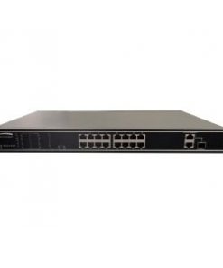 Speco P16S18 18 Port Switch with 16 Port PoE 802.3at, 180W