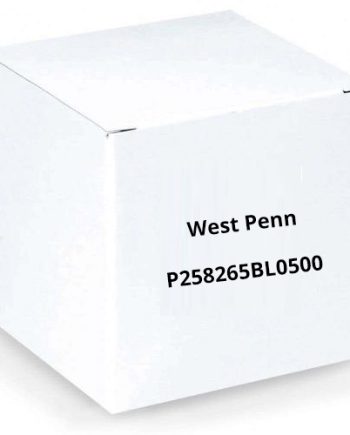 West Penn P258265BL0500 5 Conductor 26 AWG Stranded RGB Plenum, 500′, Blue