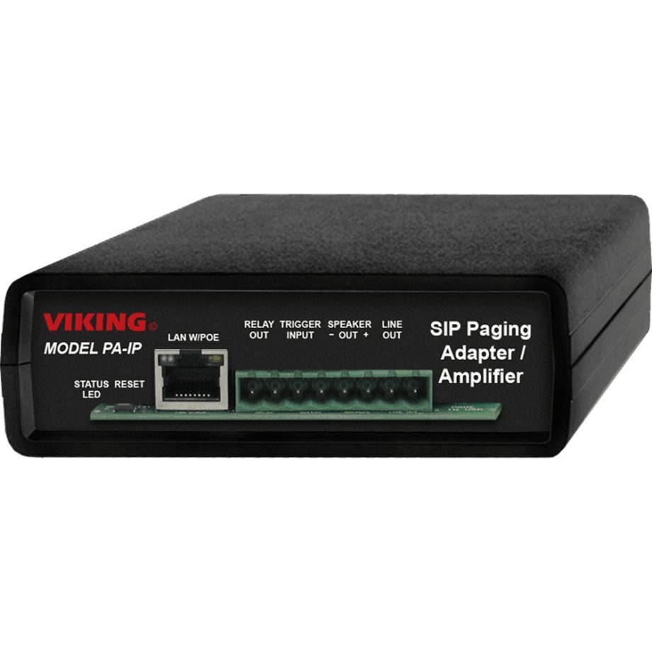 Viking PA-IP SIP / Multicast Paging Adapter with Amplifier