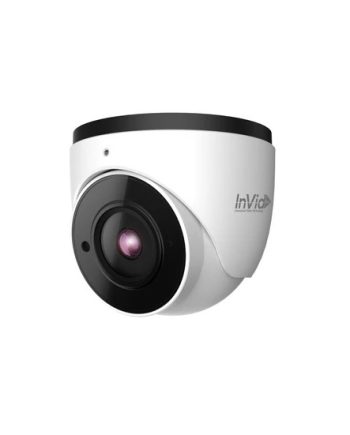 InVid PAR-P8TXIR-LC 8 Megapixel Outdoor IR Turret Camera, 2.8mm Lens, White