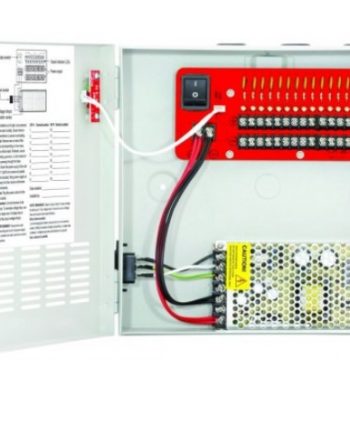 Seco-Larm PC-U1810-PULQ Switching CCTV Power Supply, 18 Outputs, 10 Amps, PTC Fuses