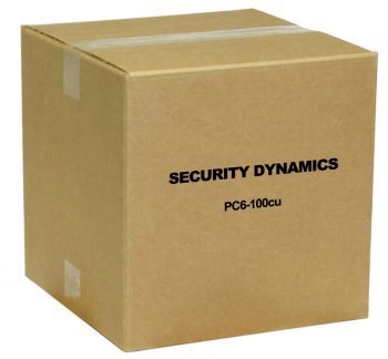 Security Dynamics PC6-100cu Cat6 Pure Copper Cable, 100 Feet