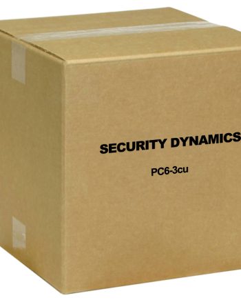 Security Dynamics PC6-3cu Cat6 Pure Copper Cable, 3 Feet